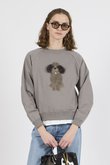 【ELLE SHOP 限定】トイプードルボリュームスリーブスウェット ミュベール/MUVEIL