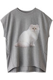 ネコプリントトップス