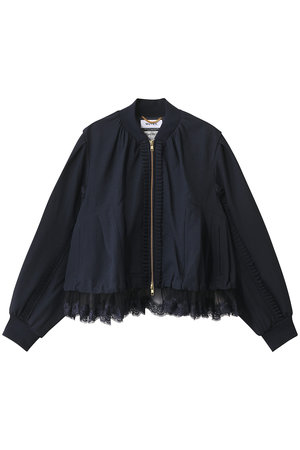 moneミュベール ブルゾン フェイクレザーステンカラーブルゾン|allureville OFFICIAL SITE