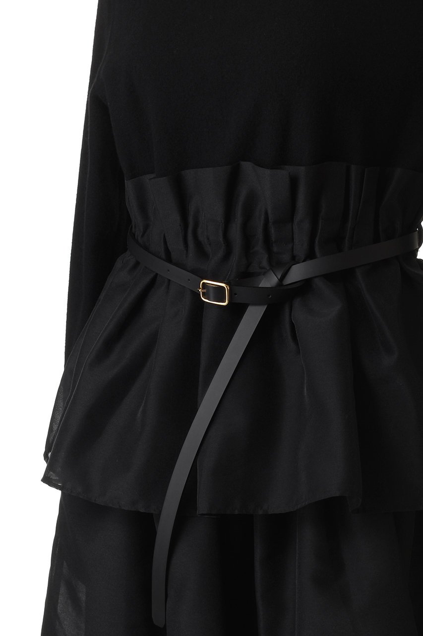 MUVEIL(ミュベール)｜2WAYニットセットアップワンピース/ブラック の