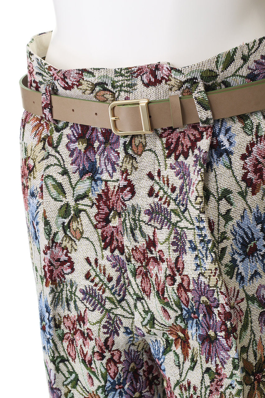 MUVEIL(ミュベール)｜ゴブランパンツ/エクリュ の通販｜ELLESHOP