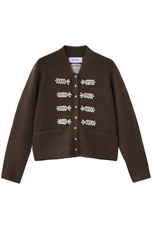 ミュベール/MUVEILのナポレオンニットジャケット(110800/110801)