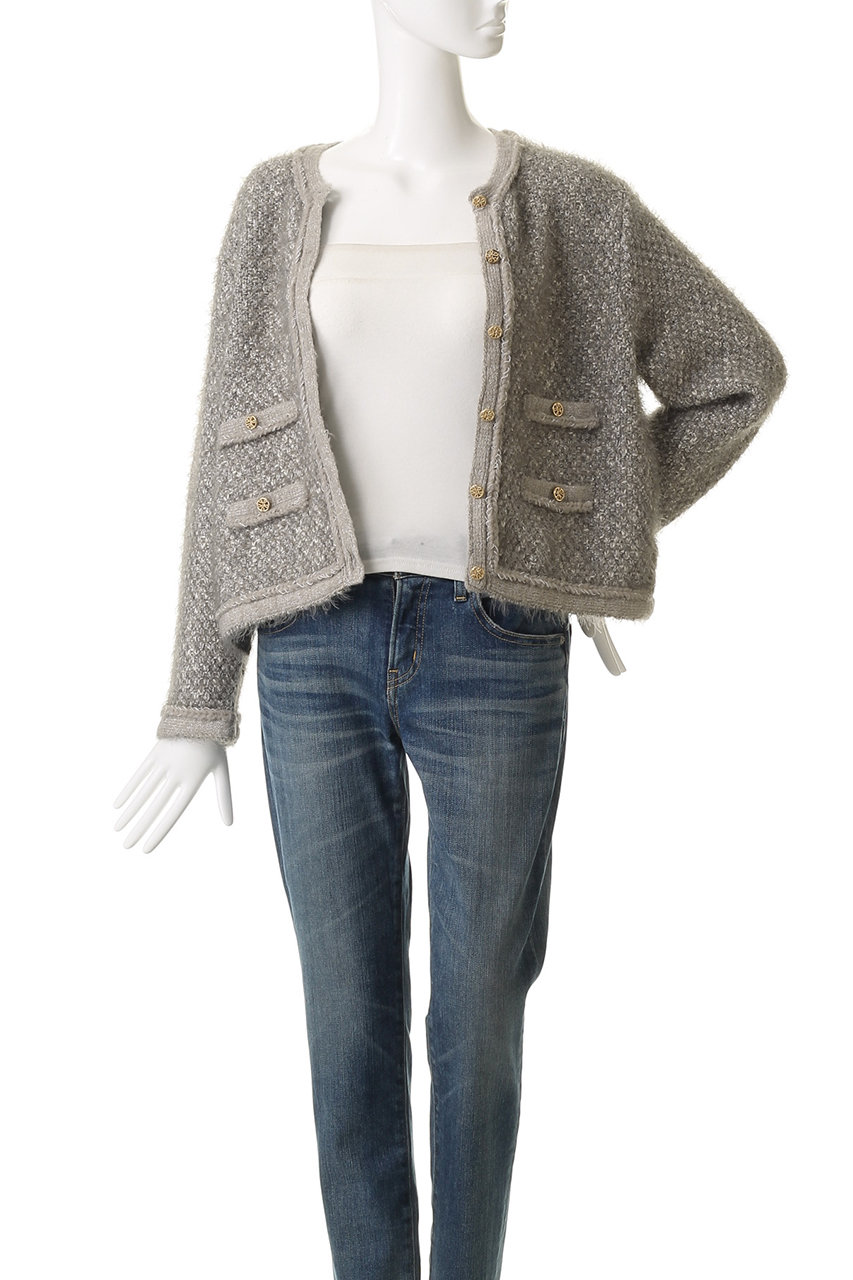 ミュベールMUVEIL 限定　ツィードニットジャケット MUVEIL（ミュベール）」秋冬ニットコレクションを発売 ツイードニット