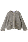 【ELLE SHOP 限定】ツィードニットジャケット