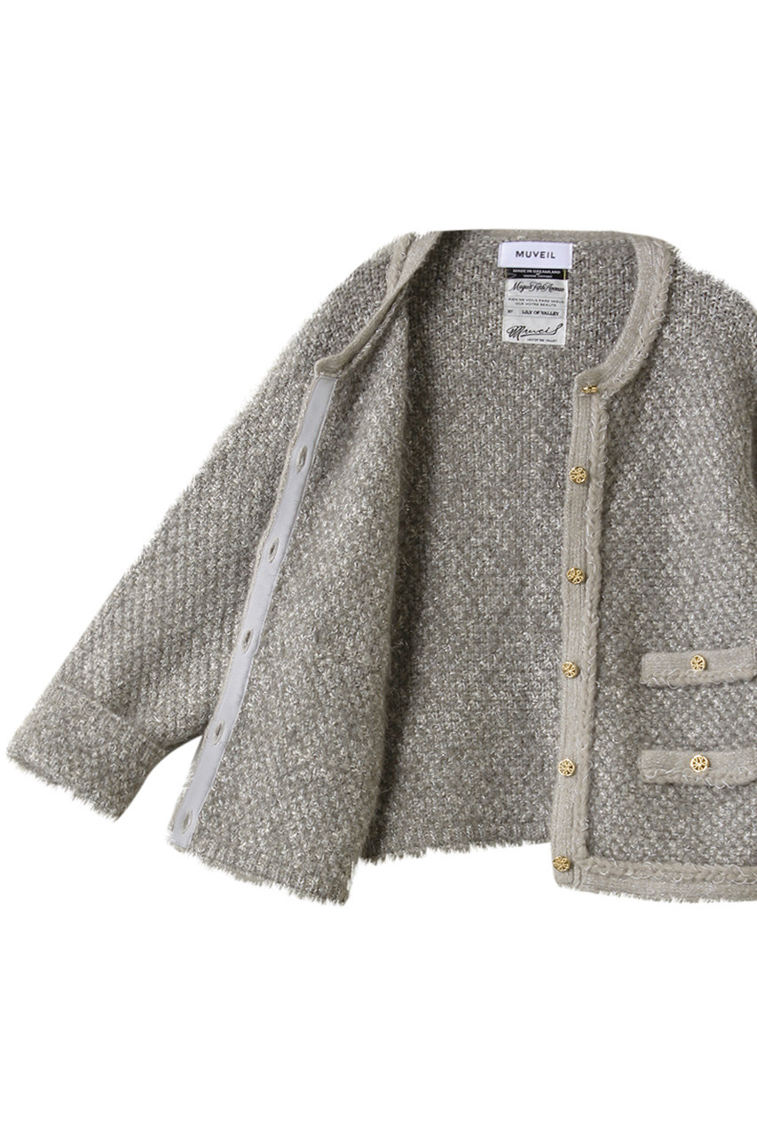 MUVEIL(ミュベール)｜【ELLE SHOP 限定】ツィードニット