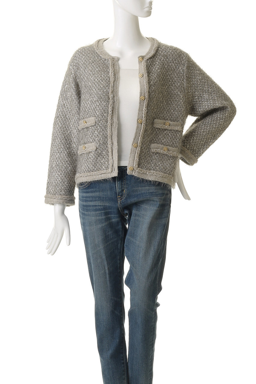 MUVEIL(ミュベール)｜【ELLE SHOP 限定】ツィードニット