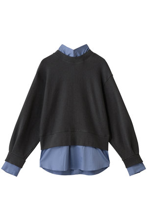 ミュベール/MUVEILのボータイ裏毛プルオーバー(110100/110105)