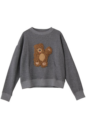 ミュベール/MUVEILのクマ裏毛プルオーバー(110100/110105)