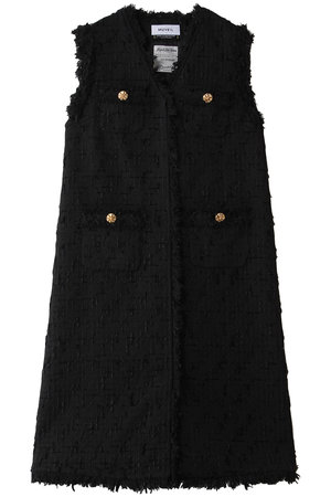 ミュベール/MUVEILのツイードジレワンピース