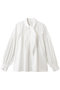 ボータイチュニックブラウス ミュベール/MUVEIL ホワイト