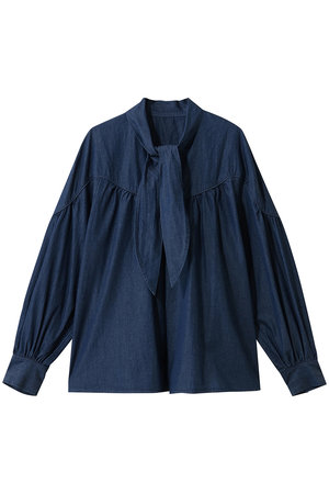 ミュベール/MUVEILのボータイチュニックブラウス