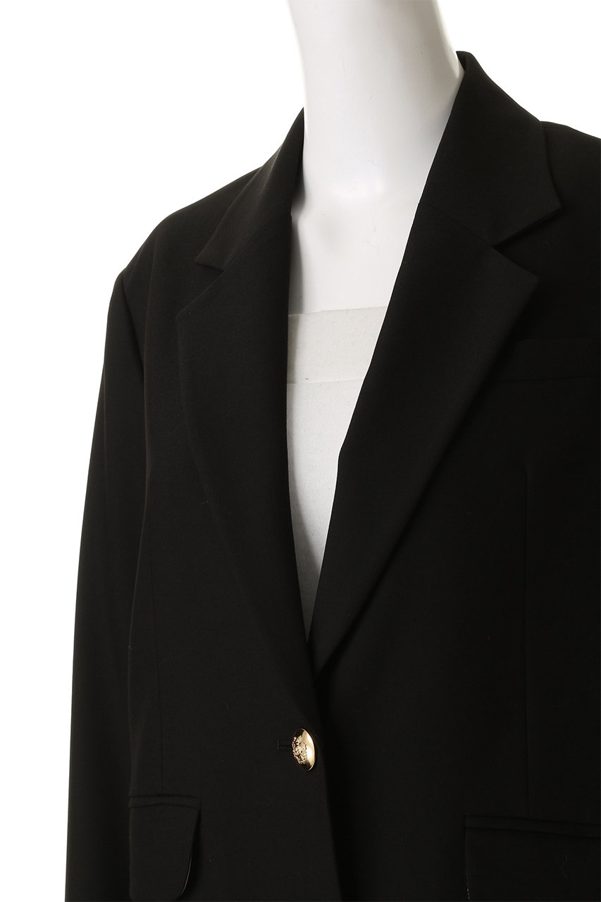 MUVEIL(ミュベール)｜ブレザージャケット/ブラック の通販｜ELLESHOP