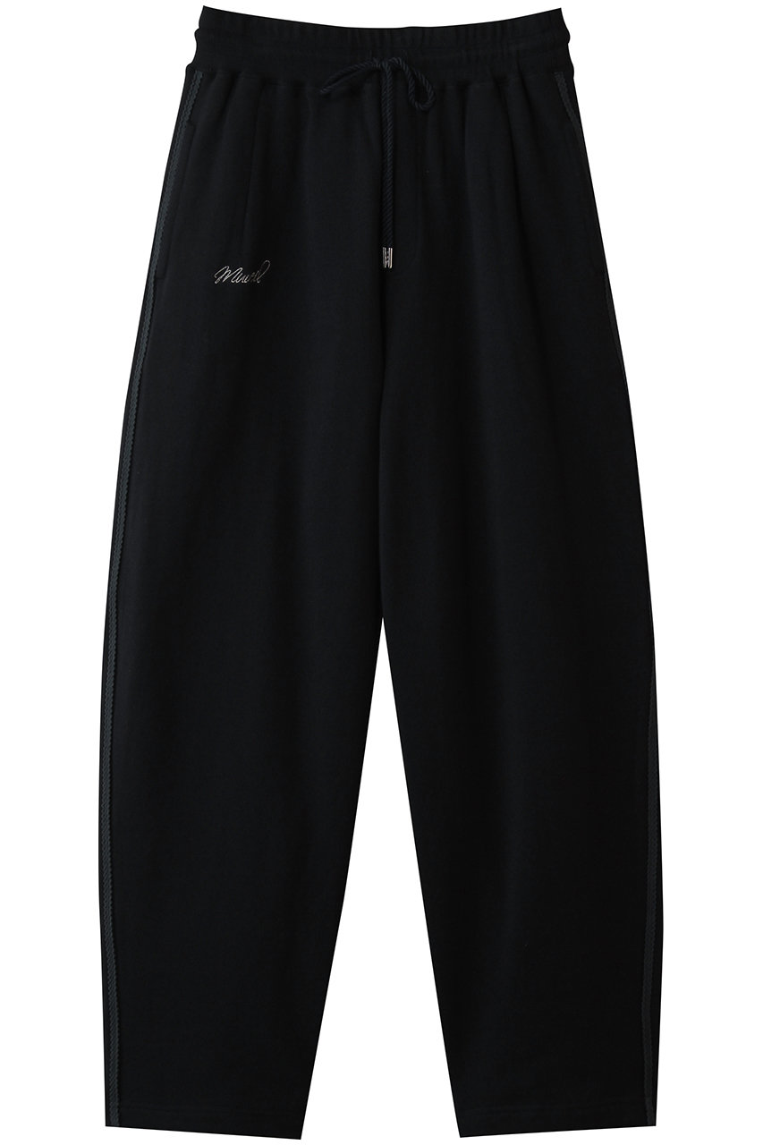 ミュベール/MUVEILのバレルスウェットパンツ(ネイビー/MA254FP005)