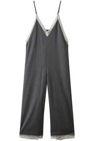 ミュベール/MUVEILのランジェリーサロペットパンツ