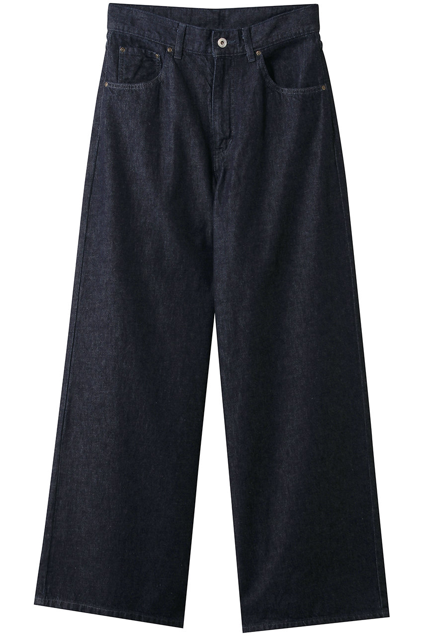 ミュベール/MUVEILのリボンデニムパンツ(インディゴ/MA254FP008)