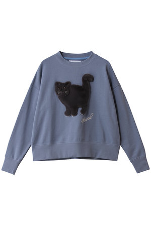 ミュベール/MUVEILのネコ裏毛裏毛プルオーバー