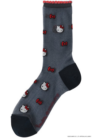 ミュベール/MUVEILの【3/6 8:00販売開始】サンリオキャラクターズコラボ ハローキティ ソックス(140700/140701)