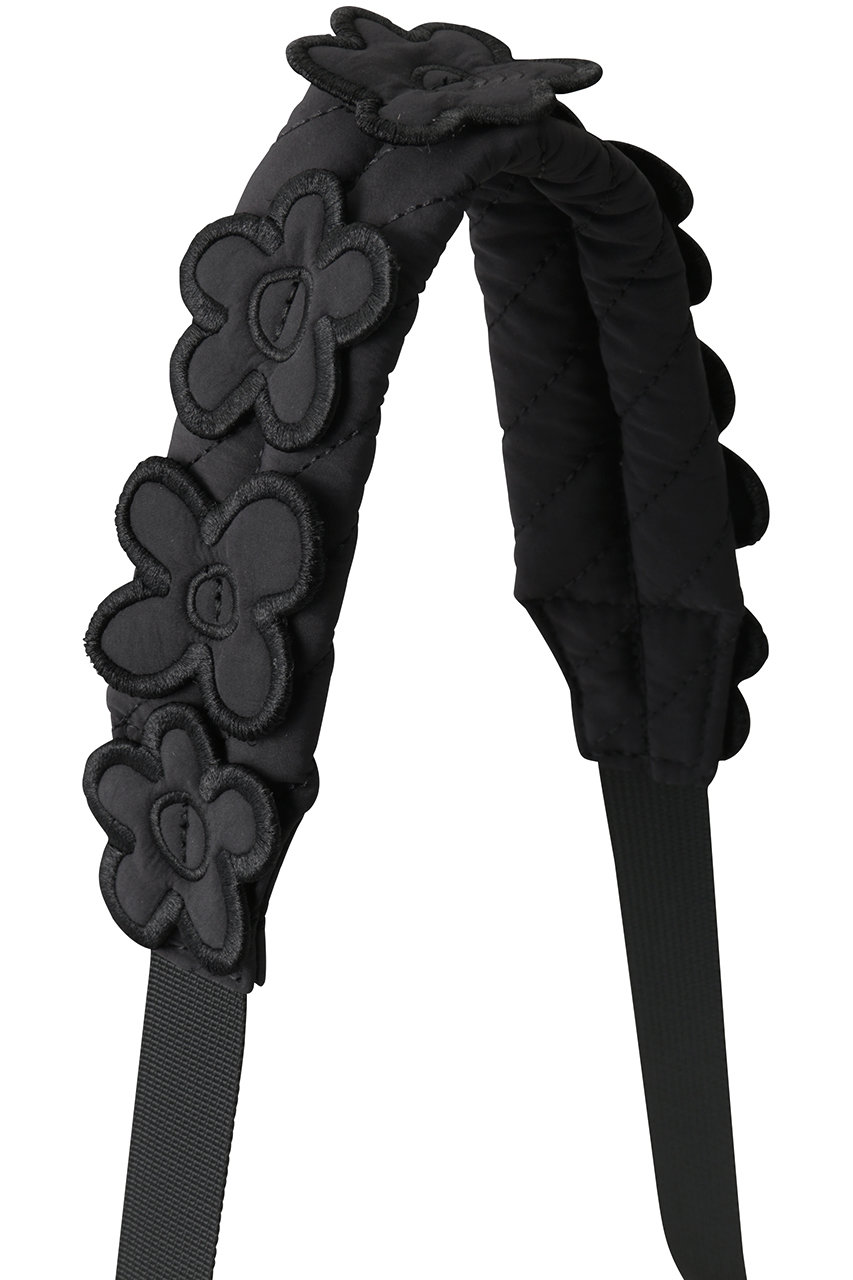 Muveil コラボOUTDOOR ブラック ボディバッグ 花モチーフ MUVEIL 2023SS PRE ORDER 花咲くバッグに一目惚れ！ 【ミュベール