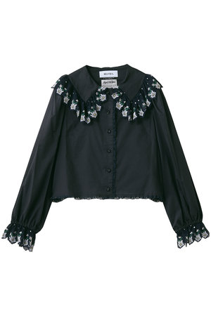 ミュベール/MUVEILのエーデルワイスプリントブラウス