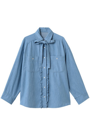 ミュベール/MUVEILのデニムブラウス(110400/110403)