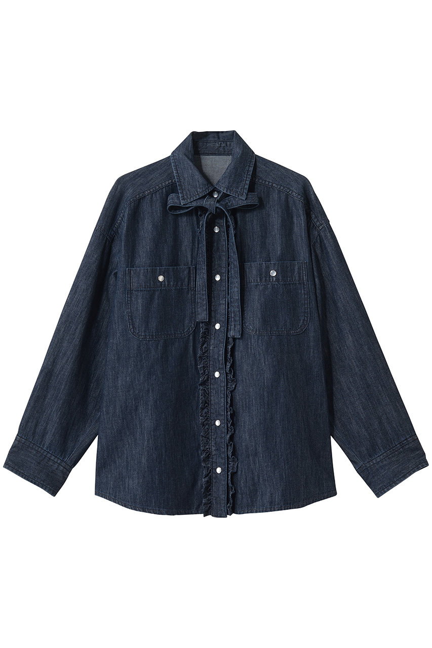 デニムブラウス