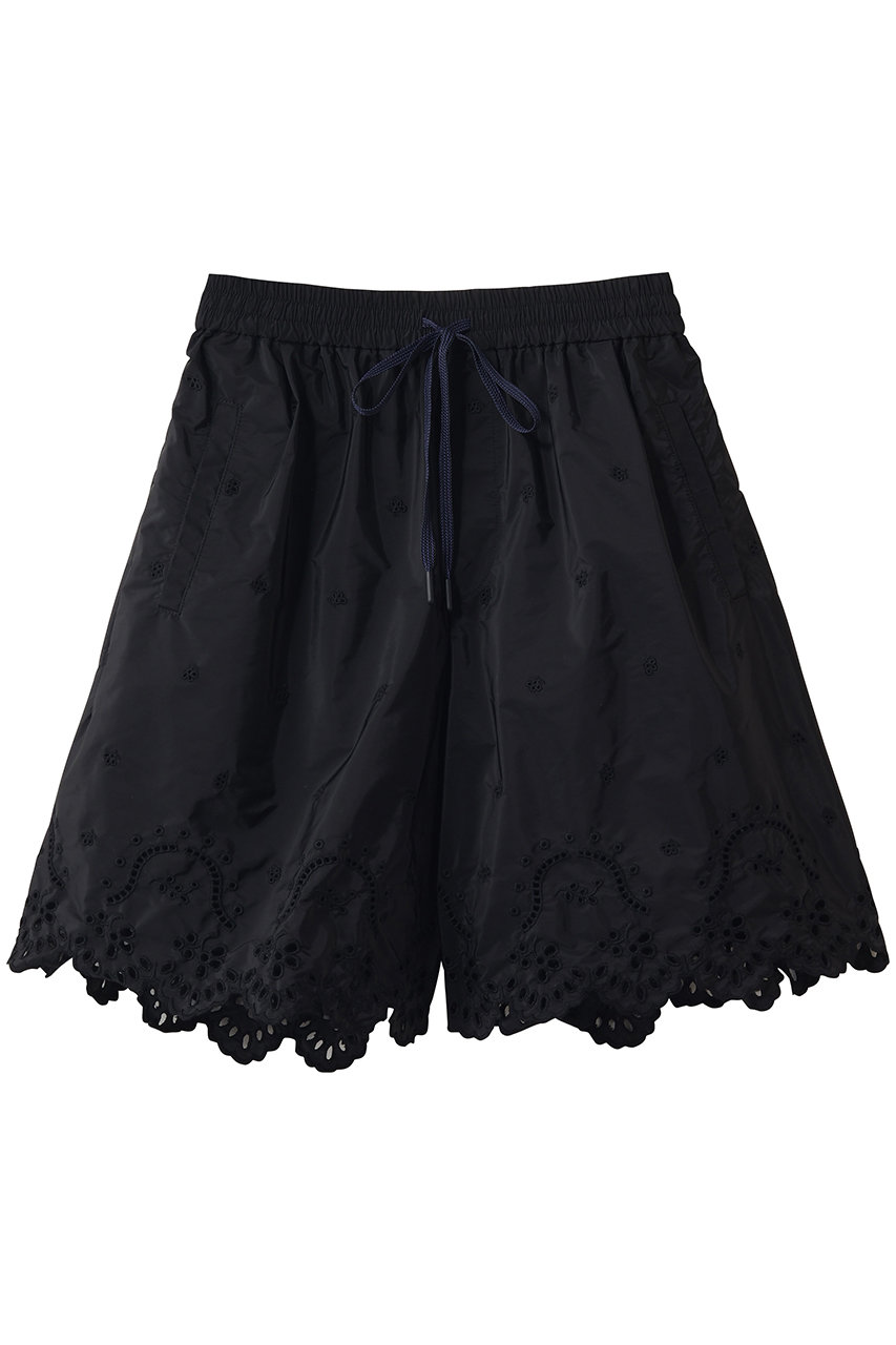 ミュベール/MUVEILのオリジナルレースショートパンツ(ブラック/MA261FP002)