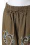 フラワー刺しゅうパンツ ミュベール/MUVEIL