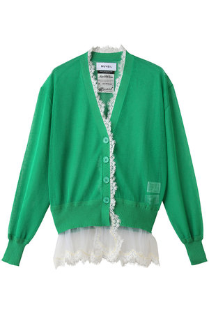 ミュベール/MUVEILのシアーレースカーディガン(110300/110303)