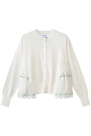 ミュベール/MUVEILのエーデルワイスプリントカーディガン