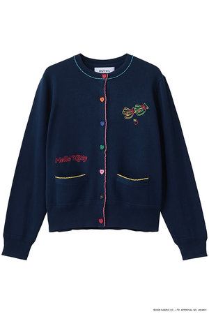ミュベール/MUVEILの【3/6 8:00販売開始】サンリオキャラクターズコラボ ハローキティ カーディガン(110300/110303)