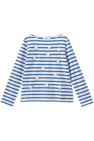 ミュベール/MUVEILのエーデルワイスボーダーカットソー