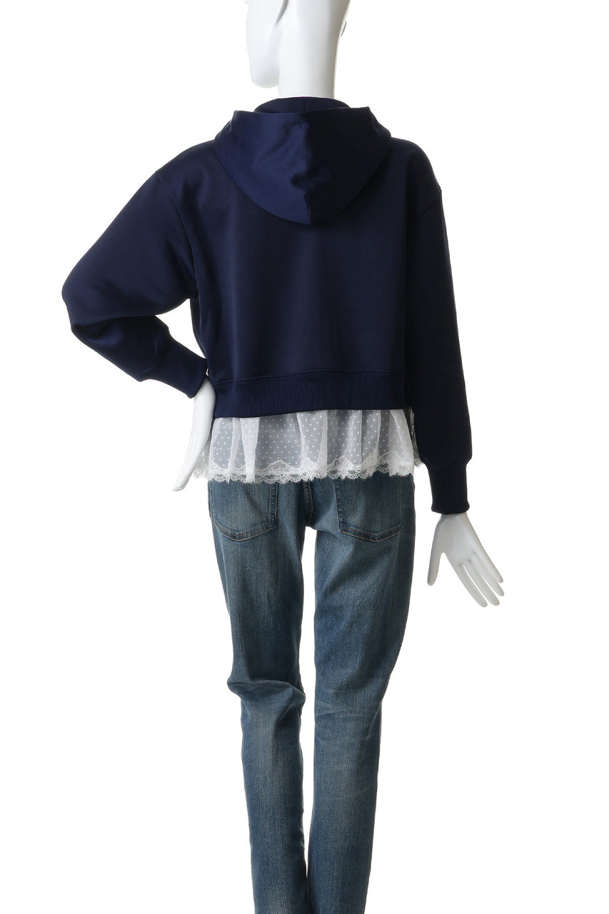 タグ付き☆MUVEIL/ミュベール 刺繍サイドジップスウェットパーカー☆ MUVEIL Online Shop｜ミュベール公式オンラインショップ