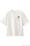 【3/6 8:00販売開始】サンリオキャラクターズコラボ ハローキティ Tシャツ ミュベール/MUVEIL ホワイト