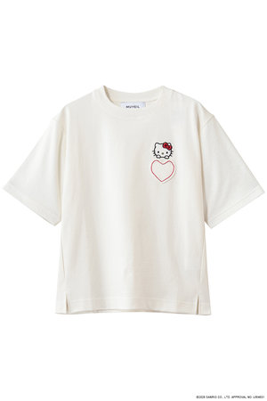 ミュベール/MUVEILの【3/6 8:00販売開始】サンリオキャラクターズコラボ ハローキティ Tシャツ(110100/110102)