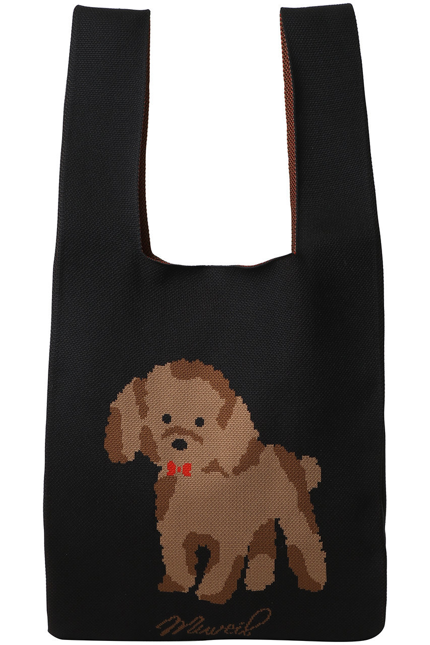 【UNISEX】【MUVEIL】ニットマルシェバッグ