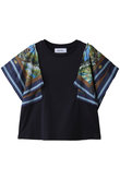 ダック柄スカーフプリントTシャツ