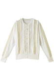 【GOLD LABEL】レース×フリルカーディガン