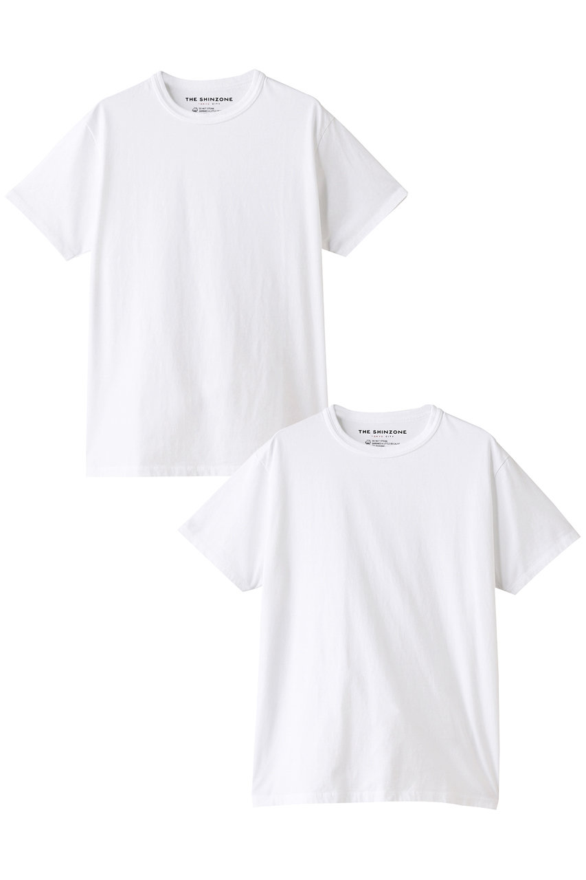 シンゾーン/Shinzoneの2パックTシャツ(ホワイト/20SMSCU66)