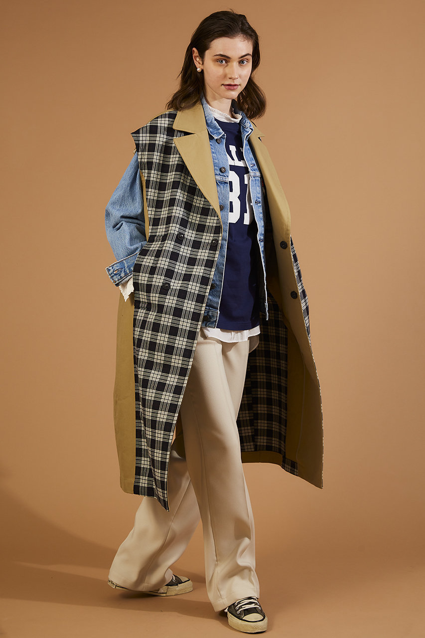 THE SHINZONE PLAID CHECK JACKET クリーニング済畳んで発送いたします