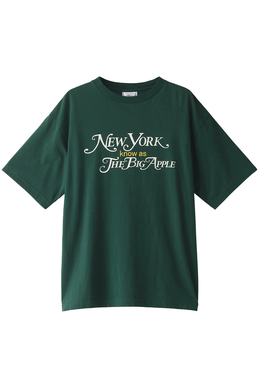 Shinzone シンゾーン NY know as BIG APPLE Tシャツ グリーン