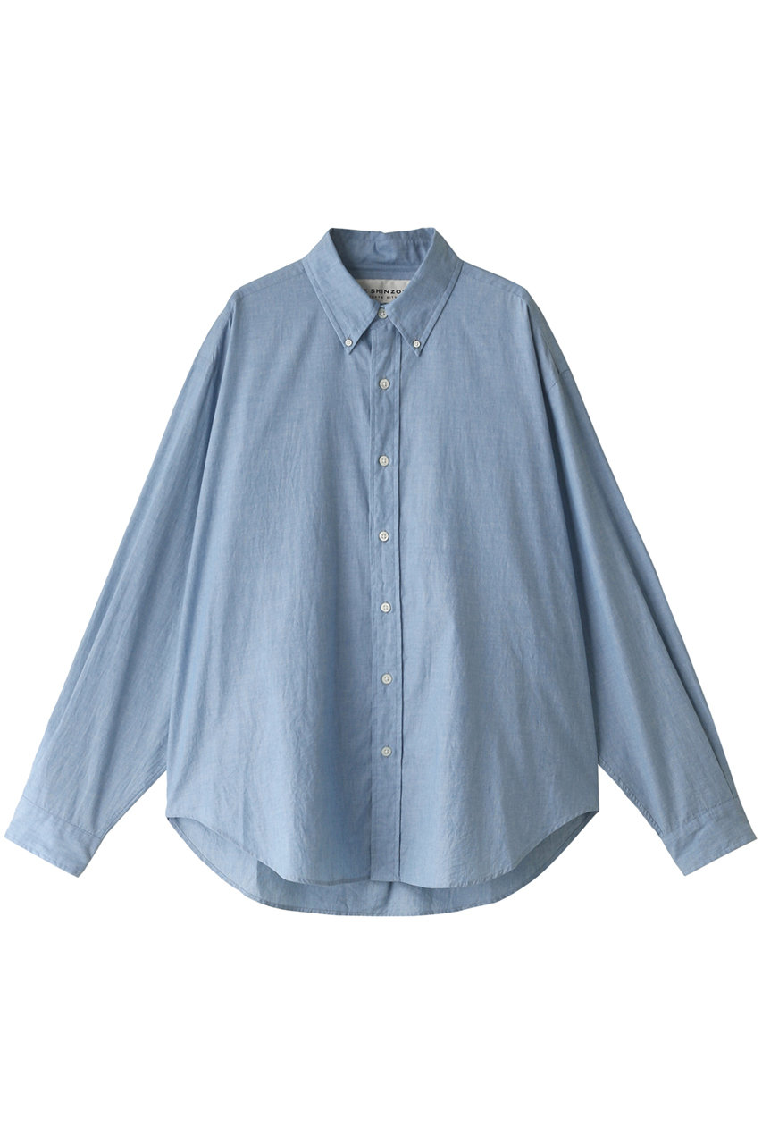 Shinzone DADDYシャツ(シャンブレー) (ブルー, RS) シンゾーン ELLE SHOP