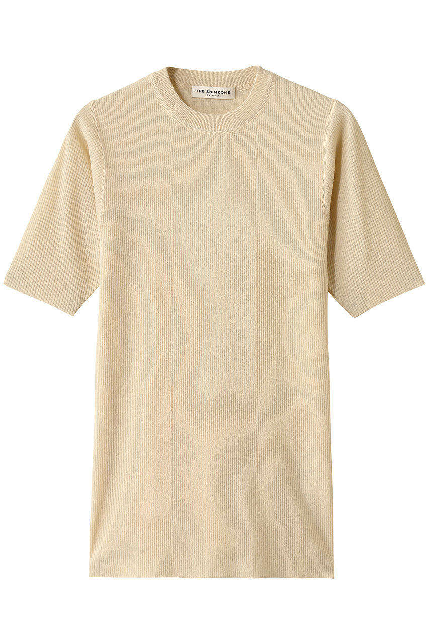 Shinzone ミッドサマーニットTシャツ (エクリュ, F0) シンゾーン ELLE SHOP Shinzone ミッドサマーニットTシャツ (エクリュ, F0) シンゾーン ELLE SHOP