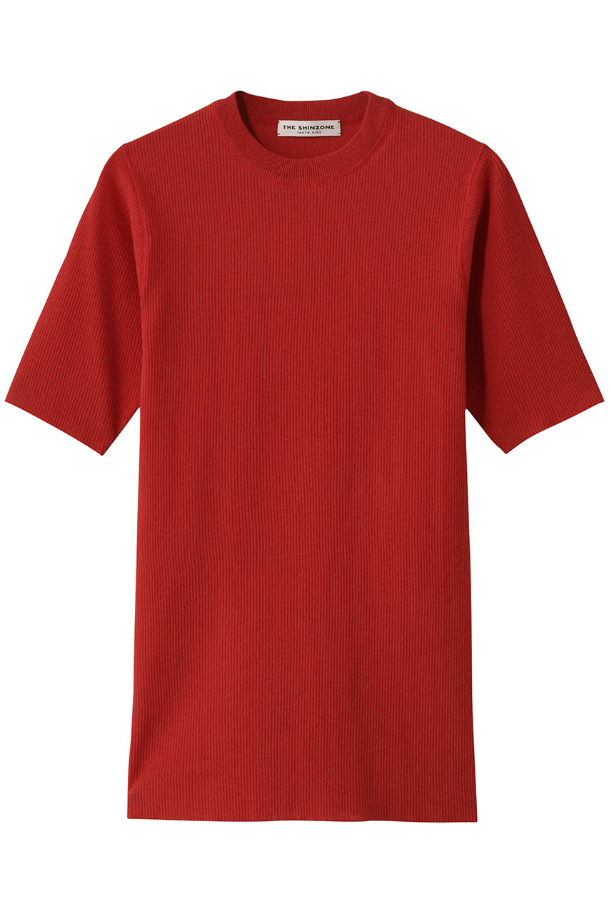 Shinzone ミッドサマーニットTシャツ (レッド, F0) シンゾーン ELLE SHOP Shinzone ミッドサマーニットTシャツ (レッド, F0) シンゾーン ELLE SHOP