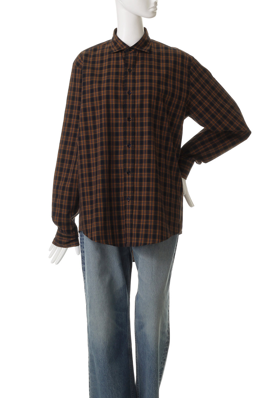 SHINZONE シンゾーン PECK CHECKED SHIRT41BEIGE