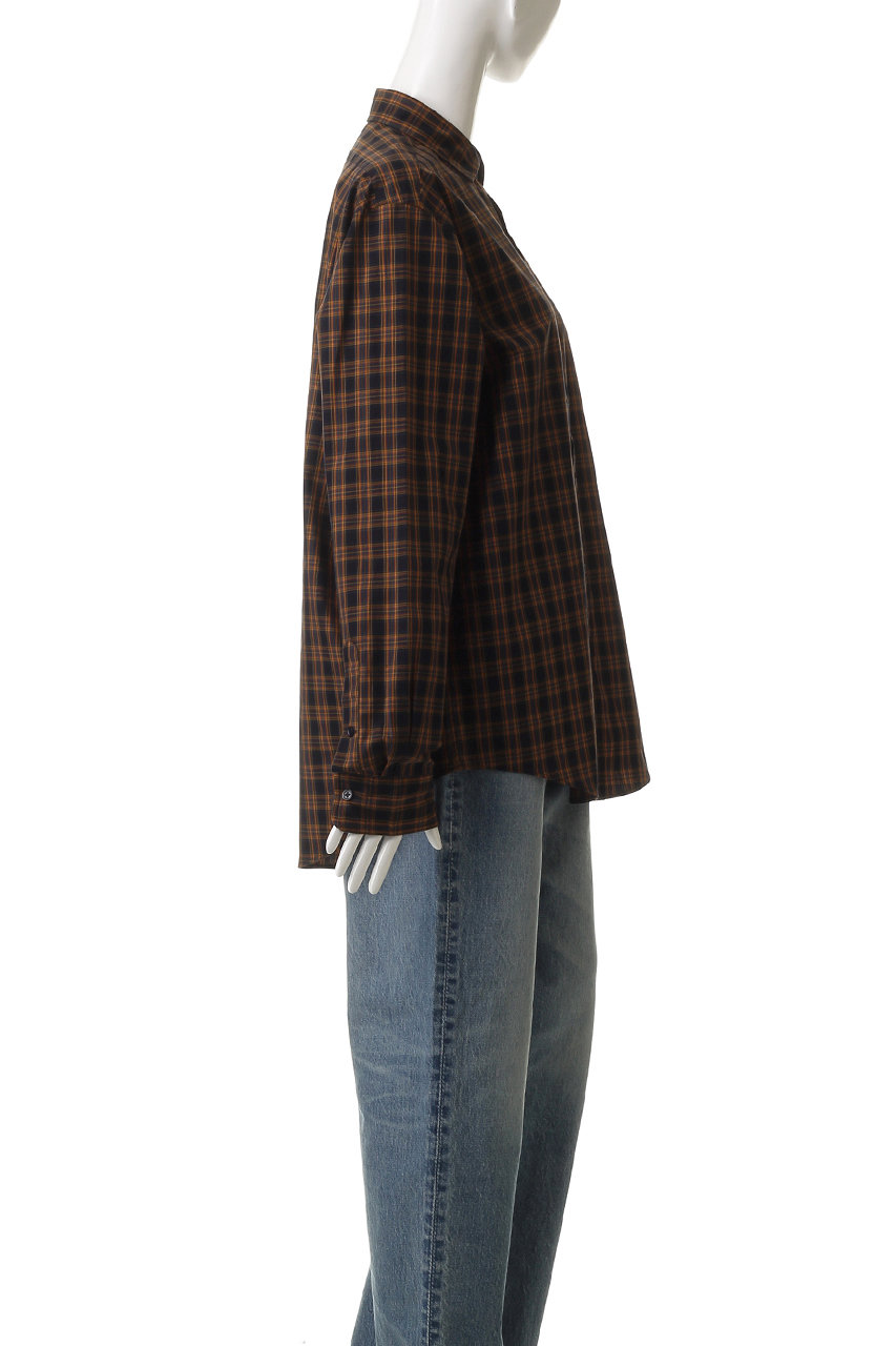 【美品】シンゾーン-Shinzone-ネルシャツ サイズM Shinzone(シンゾーン)｜ペックチェックシャツ/ネイビー の通販