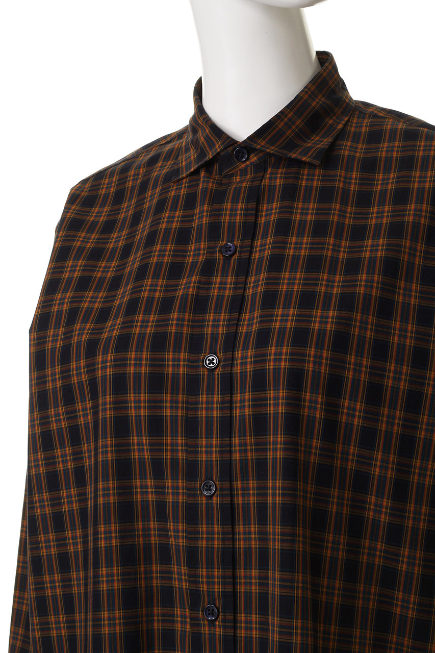 SHINZONE シンゾーン PECK CHECKED SHIRT41BEIGE