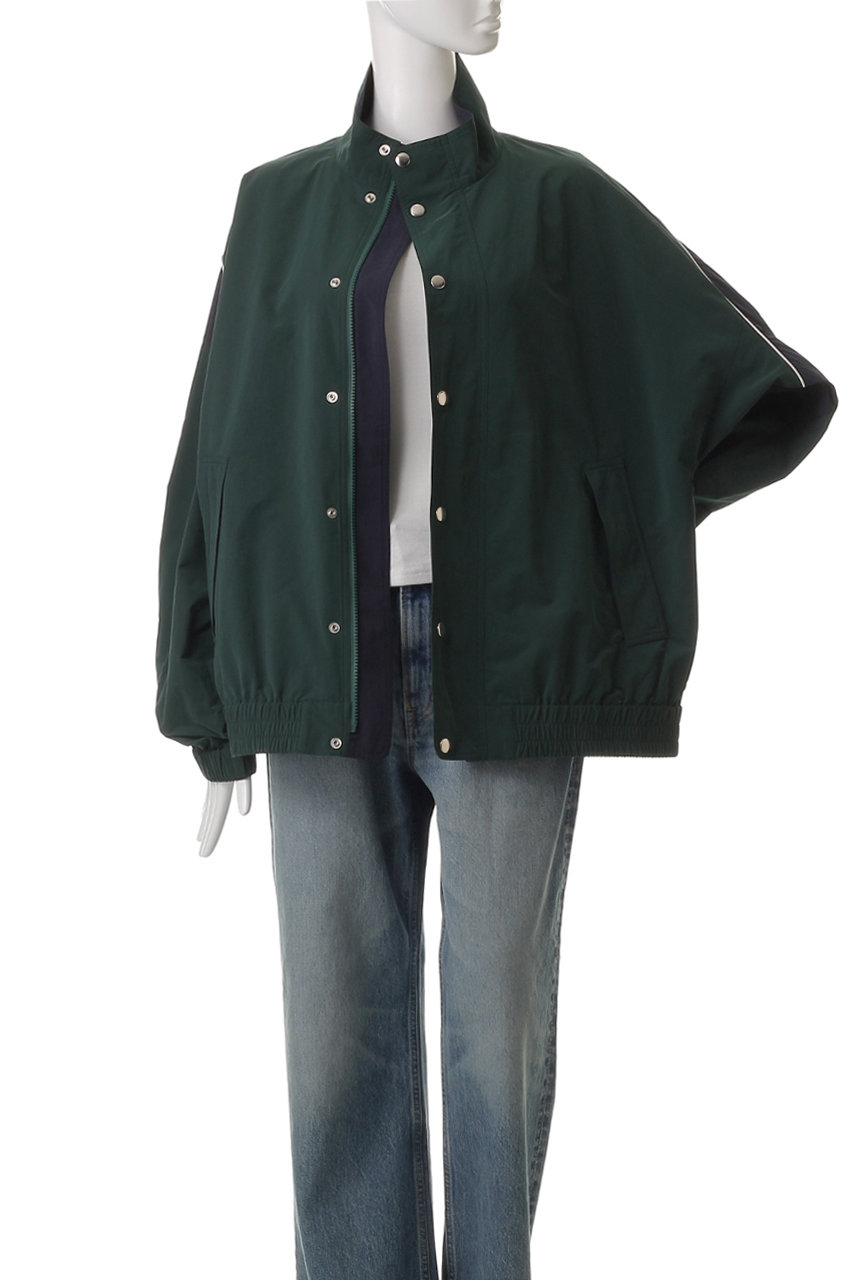 【新品】THE SHINZONE ユーティリティジャケット　オリーブ Shinzone(シンゾーン)｜バイカラートラックジャケット/グリーン の通販