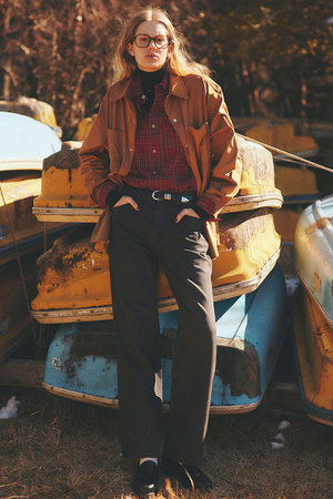 シンゾーン/Shinzoneのスエードシャツ(110400/110403)