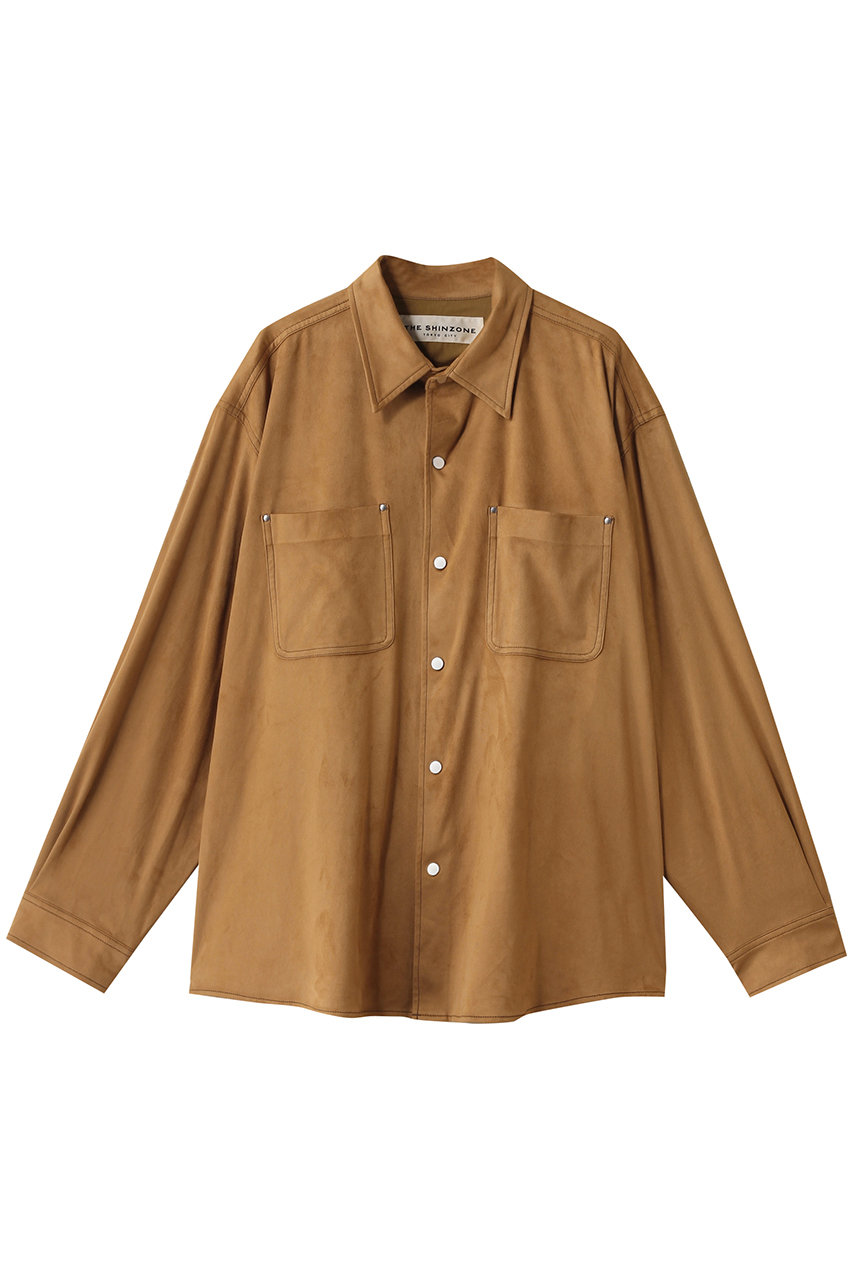 Shinzone スエードシャツ (ブラウン, F0) シンゾーン ELLE SHOP Shinzone スエードシャツ (ブラウン, F0) シンゾーン ELLE SHOP