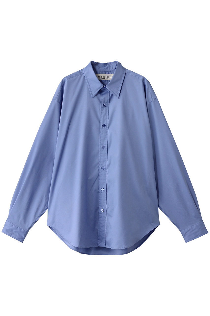 ザシンゾーン Regular Collar Shirt 長袖シャツ ブルーqx3 ザシンゾーン Regular Collar Shirt 長袖シャツ ブルーqx3